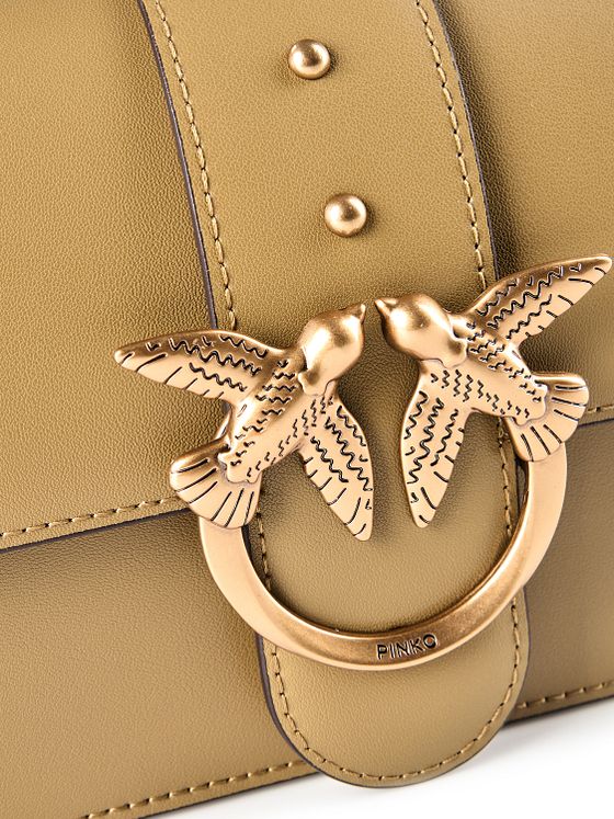 PINKO Love One Skuldertaske Læder 21 cm PINKO Love One Skuldertaske Læder 21 cm