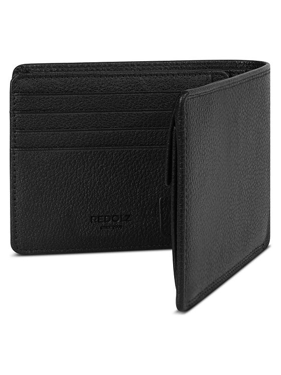 Redolz Leather Essentials QF pung RFID læder 12 cm fold-ud med lynlåsrum Redolz Leather Essentials QF pung RFID læder 12 cm fold-ud med lynlåsrum