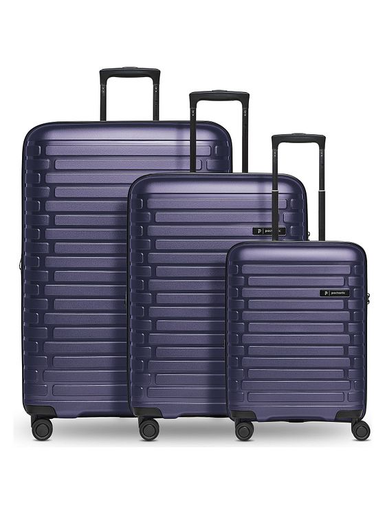 Pactastic Collection 04 THE THREE SET + 4 hjul Kuffert 3-delt med strækfold Pactastic Collection 04 THE THREE SET + 4 hjul Kuffert 3-delt med strækfold