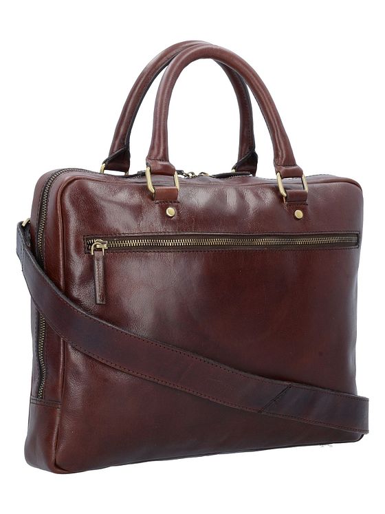 Leonhard Heyden Cambridge dokumentmappe læder 37 cm rum til bærbar computer