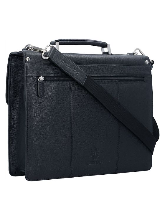 Leonhard Heyden Berlin dokumentmappe læder 38 cm rum til bærbar computer Leonhard Heyden Berlin dokumentmappe læder 38 cm rum til bærbar computer