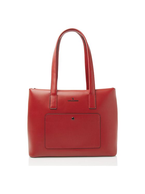 Castelijn & Beerens Dama Noor skuldertaske i læder 43 cm med rum til bærbar computer