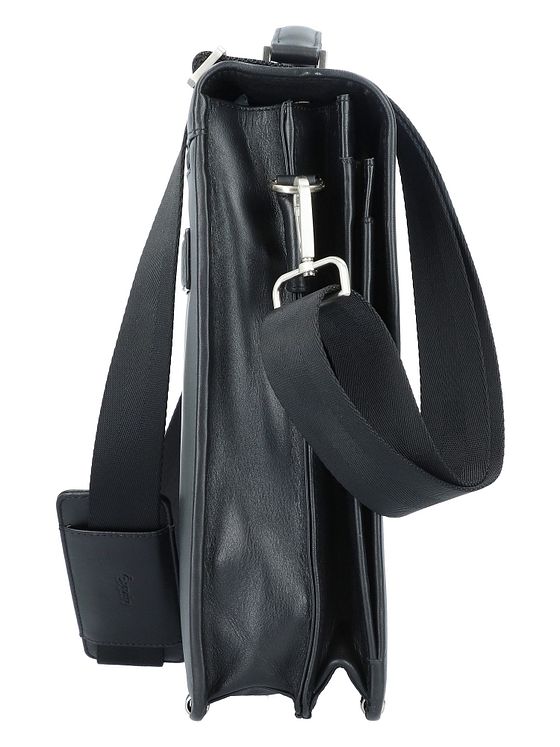 Esquire Oxford dokumentmappe i læder 41 cm rum til bærbar computer