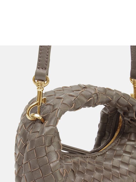 LES VISIONNAIRES Greta Micro weave Håndtaske Læder 20 cm