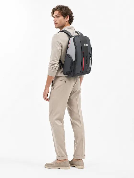 Piquadro Urban Daypack RFID-beskyttelse Læder 46 cm Laptoprum