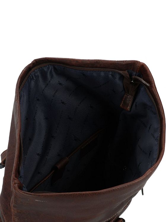 Jack Kinsky Porto Batoh Kůže 43 cm Kapsa na notebook