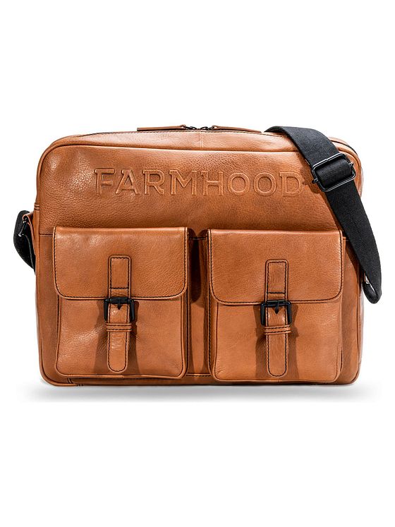 Farmhood Memphis Dokumenttaske Messenger Læder 38 cm Laptoprum