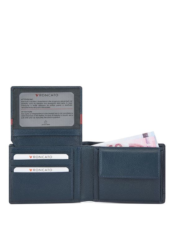 Roncato Trial DLX Pung RFID-beskyttelse Læder 9.5 cm