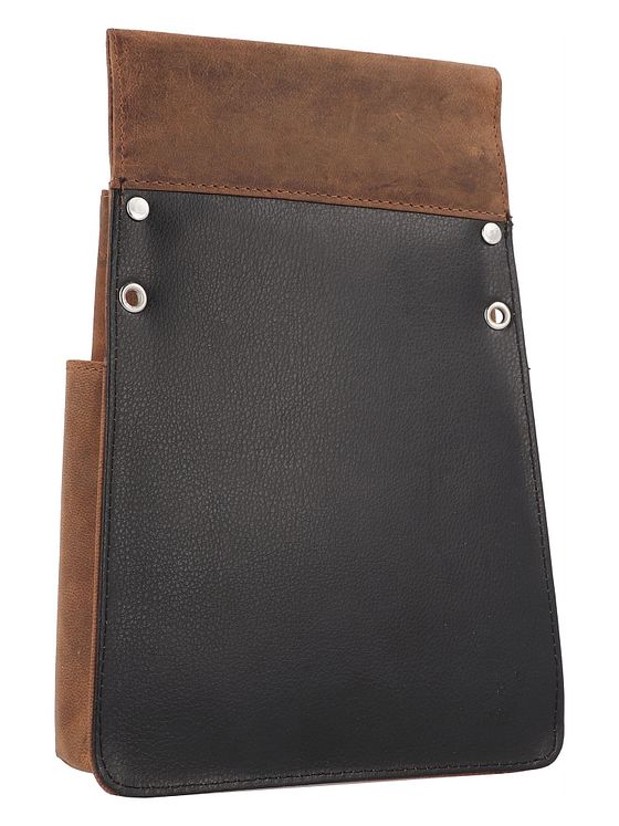 Alassio Bæltetaske i læder 10 cm til tjenerpunge