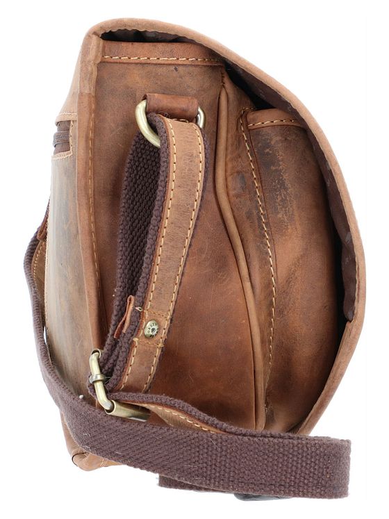 Greenburry Vintage jagttaske skuldertaske læder 30 cm Greenburry Vintage jagttaske skuldertaske læder 30 cm