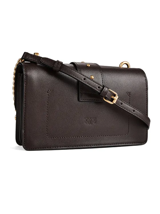 PINKO Love One Crossbody-laukku Nahka 21 cm PINKO Love One Crossbody-laukku Nahka 21 cm