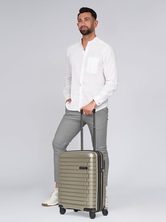 Pactastic Collection 04 THE CABIN + 4 kolečka Kabinkový kufr S 55 cm s roztažitelným záhybem