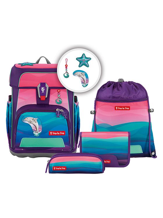 Step by Step Cloud Ocean Skoleransel-sæt