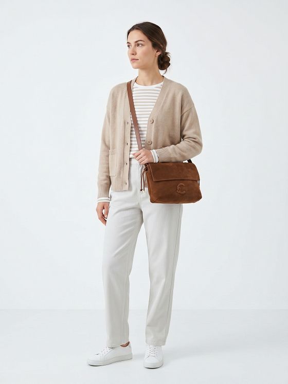 Coccinelle Lidia Bolsa de hombro Piel natural 31 cm