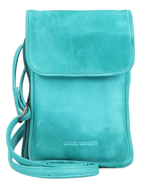 Jack Kinsky Nassau mobiltaske RFID læder 9,5 cm