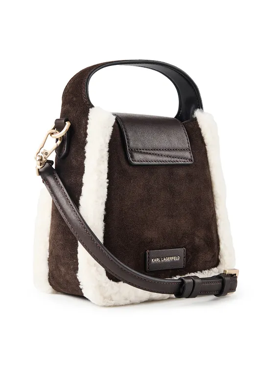 Karl Lagerfeld Signature Mini Bolso Piel natural 18 cm Karl Lagerfeld Signature Mini Bolso Piel natural 18 cm