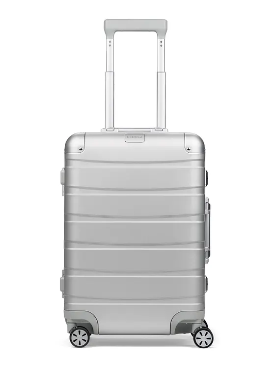 Redolz Pro Aluminium 4-hjulig kabinväska S Aluminium 55 cm
