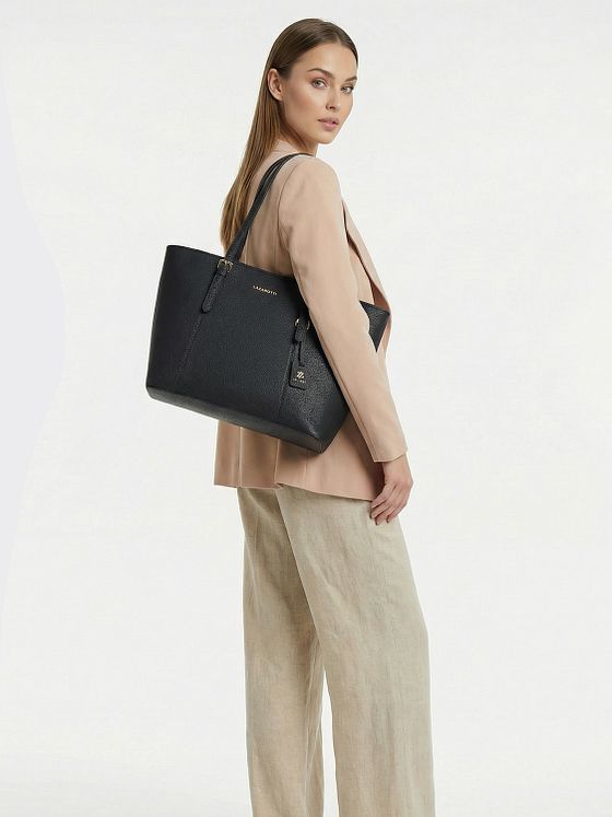 Lazarotti Bologna læder XL shopper taske læder 35 cm