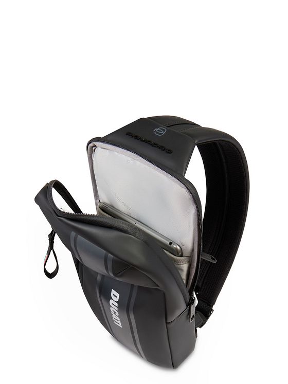 Piquadro Taška přes rameno Piquadro x Ducati 32 cm