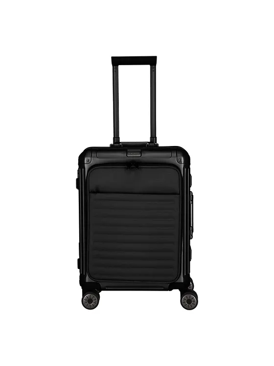 Travelite Maleta de cabina Next de 4 ruedas, de aluminio, 55 cm, con compartimento para portátil Travelite Maleta de cabina Next de 4 ruedas, de aluminio, 55 cm, con compartimento para portátil