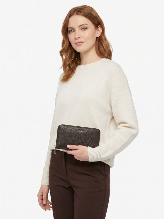 Coccinelle Metallic Soft Cartera Piel natural 10 cm Coccinelle Metallic Soft Cartera Piel natural 10 cm