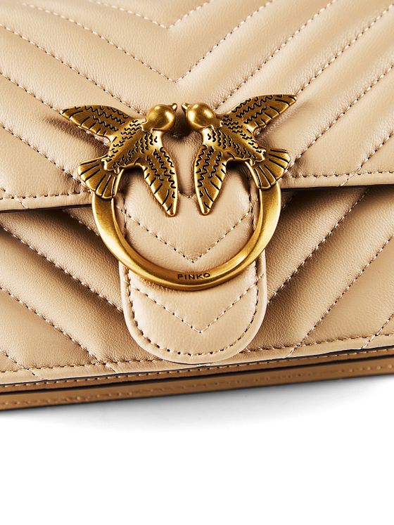 PINKO Love One Skuldertaske Læder 21 cm