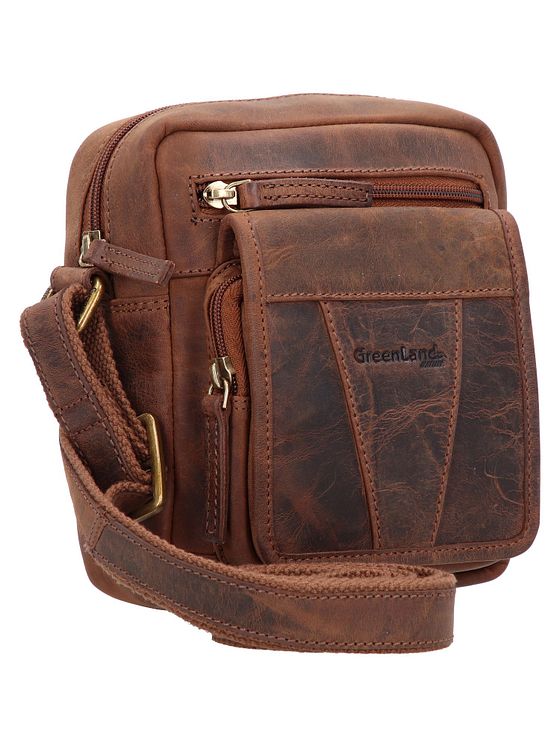 Greenland Nature Montenegro skuldertaske RFID læder 15 cm Greenland Nature Montenegro skuldertaske RFID læder 15 cm