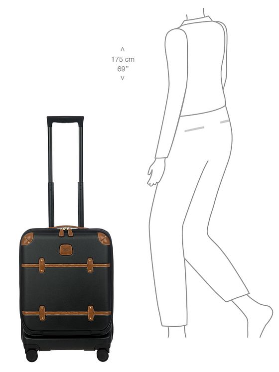 Bric's Bellagio 4 hjul Kabinetrolley 55 cm med strækfold