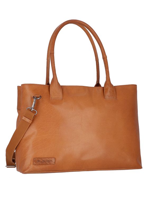 Plevier Rock Amber Skuldertaske Læder 43 cm Laptoprum