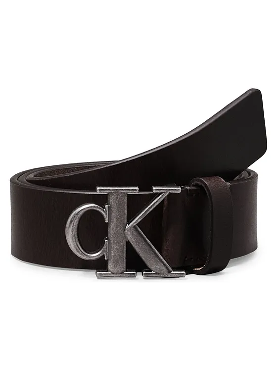 Calvin Klein Jeans Round Mono Bælte Læder Calvin Klein Jeans Round Mono Bælte Læder