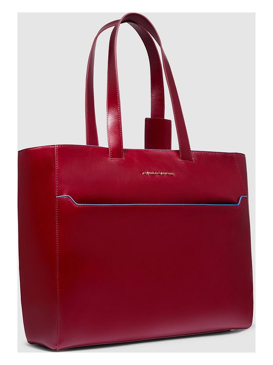 Piquadro Blue Square Shopper-taske Læder 40 cm