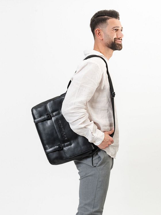 Farmhood Memphis Dokumenttaske Messenger Læder 38 cm Laptoprum