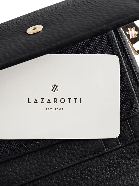 Lazarotti Bologna Kožená peněženka na zip Kožená 12 cm