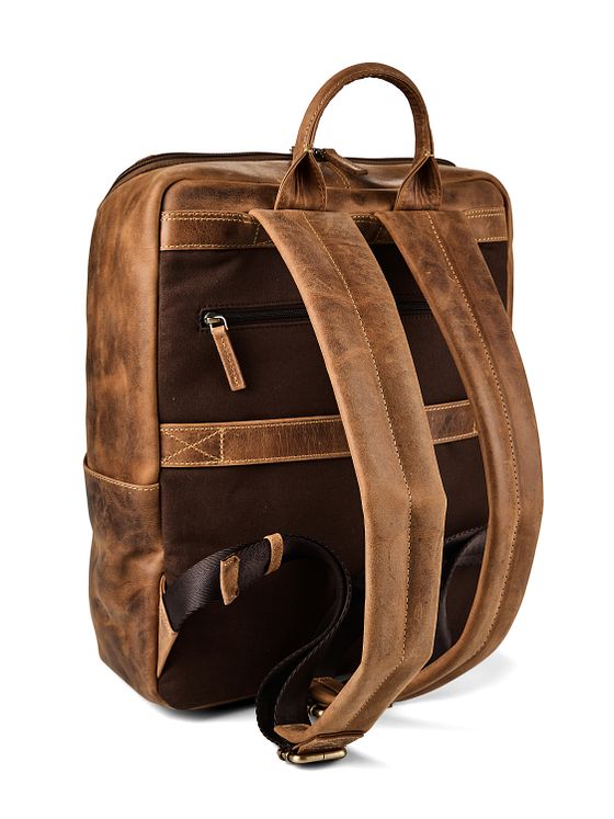 Greenburry Vintage Forretningsrygsæk Læder 36.5 cm Laptoprum