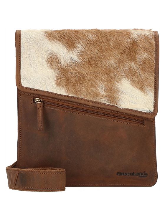 Greenland Nature Natural Combination skuldertaske i læder 26 cm