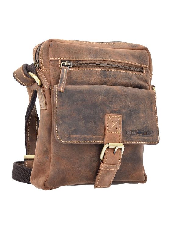 Greenburry Vintage skuldertaske i læder 20 cm Greenburry Vintage skuldertaske i læder 20 cm