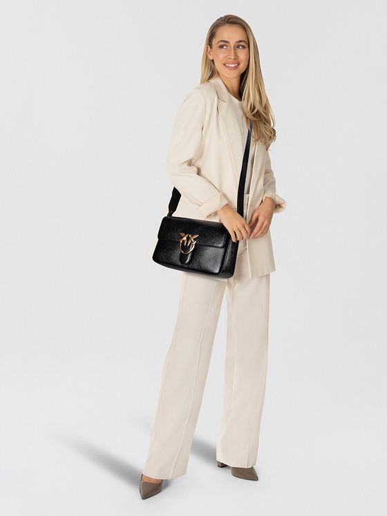 PINKO Love One Skuldertaske Læder 27 cm