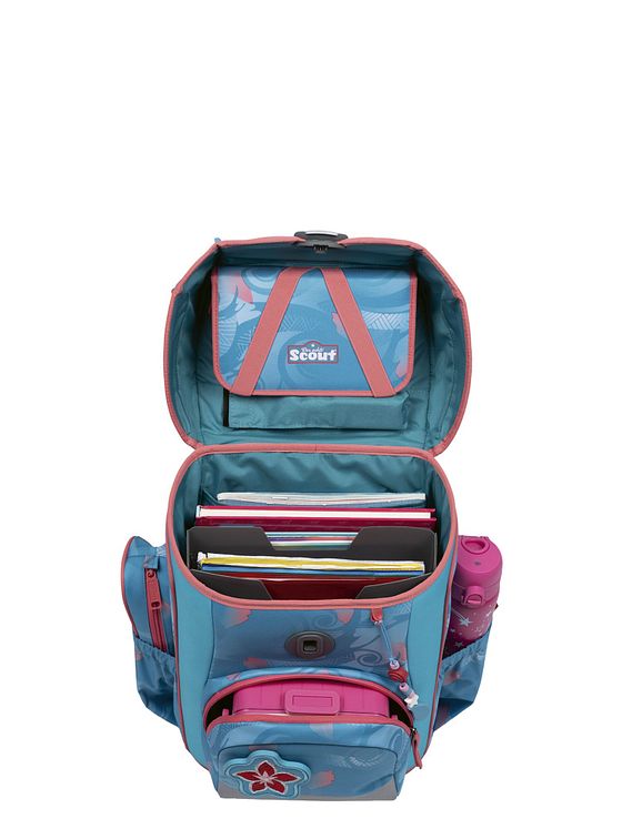 Scout Neo Exklusiv Safety Light Skoleransel-sæt 5-delt