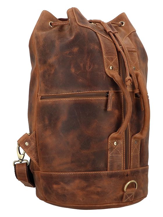 Greenburry Vintage rygsæk i læder 48 cm