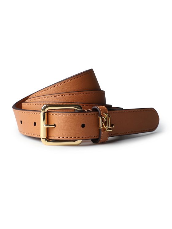 Lauren Ralph Lauren Logo Bælte Læder