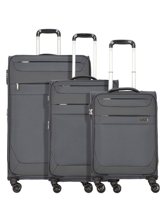 Worldpack Dublin 4 hjul Kuffert 3-delt med strækfold Worldpack Dublin 4 hjul Kuffert 3-delt med strækfold