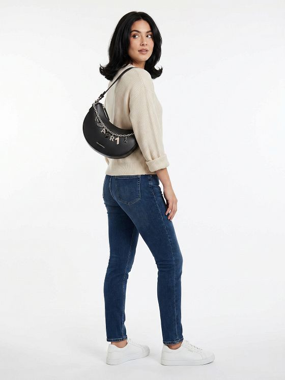Karl Lagerfeld Autograph Crossbody taske Læder 23 cm Karl Lagerfeld Autograph Crossbody taske Læder 23 cm