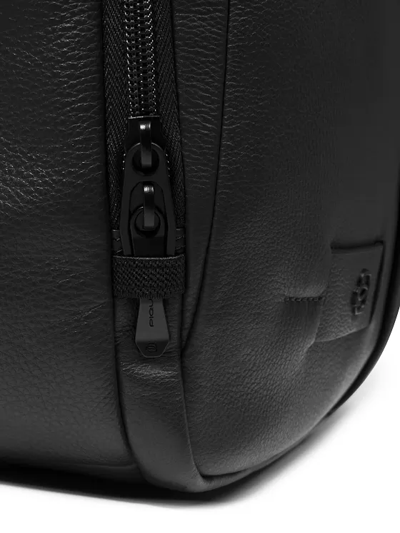 Piquadro Russell Mochila de negocios Bloqueo RFID Piel natural 42 cm Compartimento para el portátil