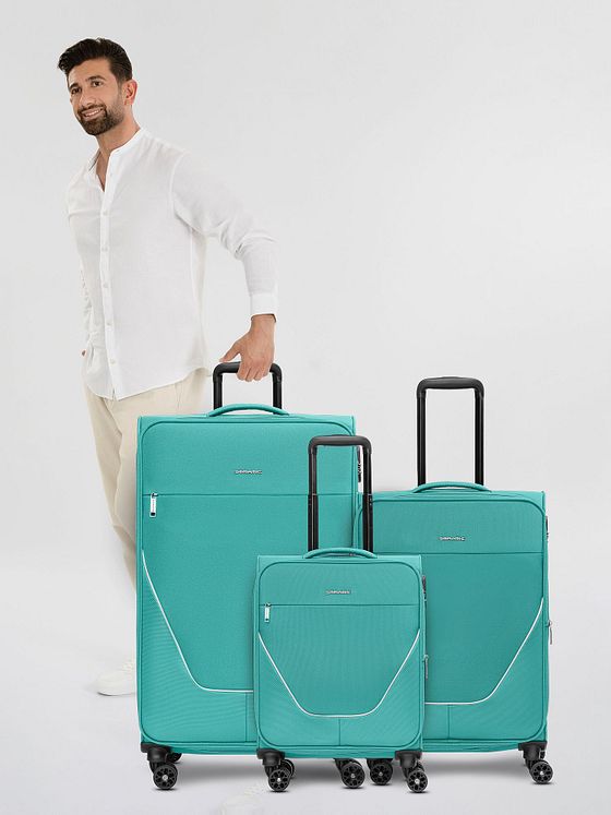 Stratic taska 4-hjuls kuffertsæt 3 stk. med stretchfold