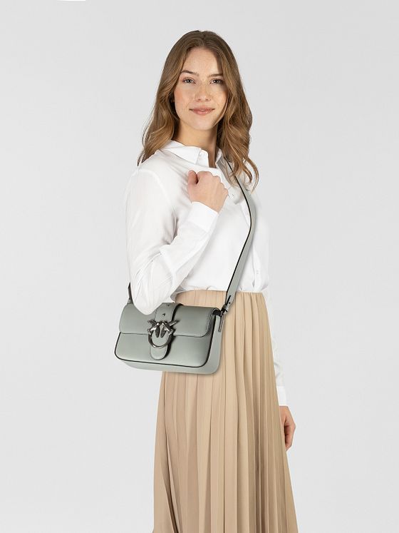 PINKO Love One Skuldertaske Læder 22 cm