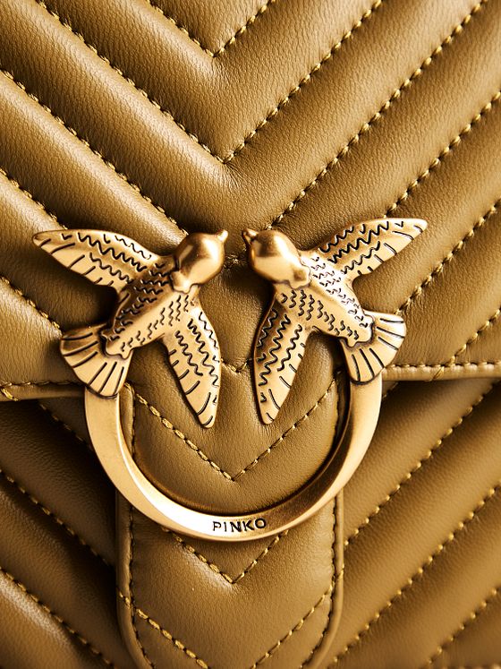 PINKO Love One Skuldertaske Læder 26.5 cm