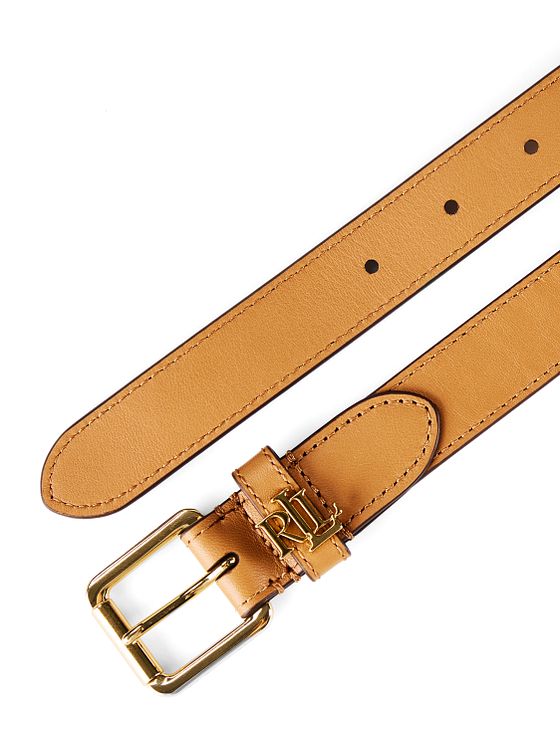 Lauren Ralph Lauren Logo Bælte Læder