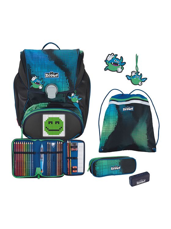 Scout Alpha Skoleransel-sæt 5-delt