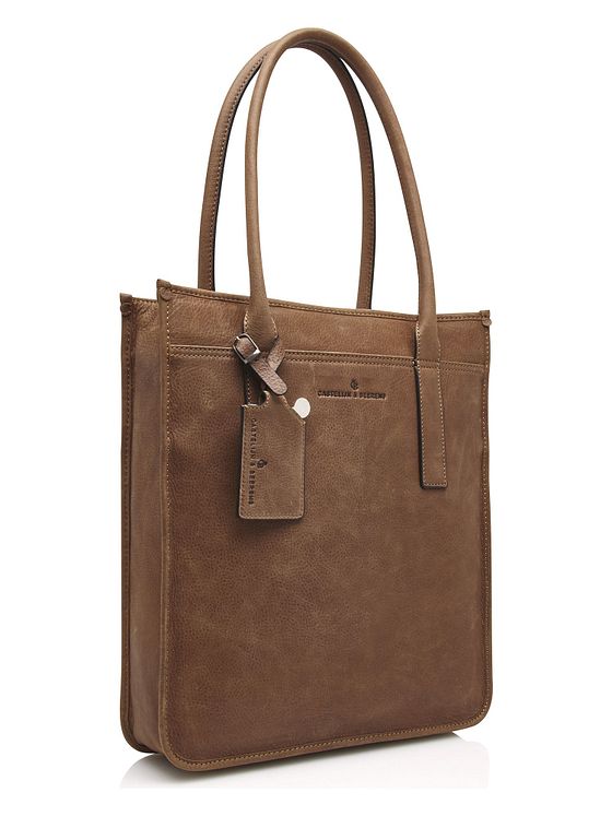 Castelijn & Beerens Carisma skuldertaske RFID-læder 34 cm rum til bærbar computer