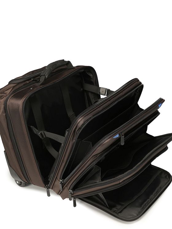 Dermata Obchodní vozík na 2 kolečkách s přihrádkou na notebook 42 cm